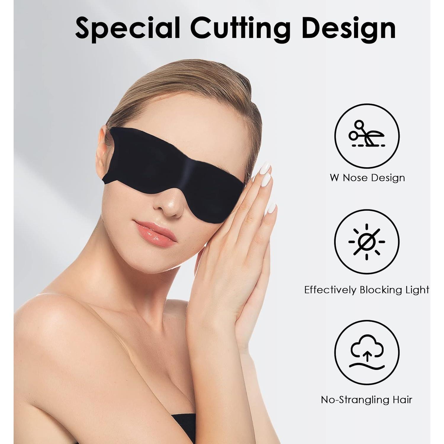 Máscara de Sueño FRESHME Negra Ligera y Transpirable