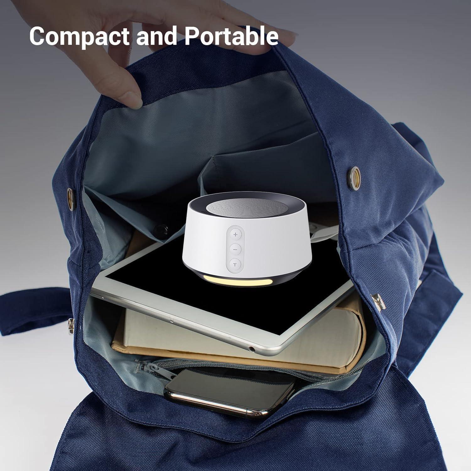 Máquina de Sonido BGOVERSS con 14 Sonidos y Luz Nocturna