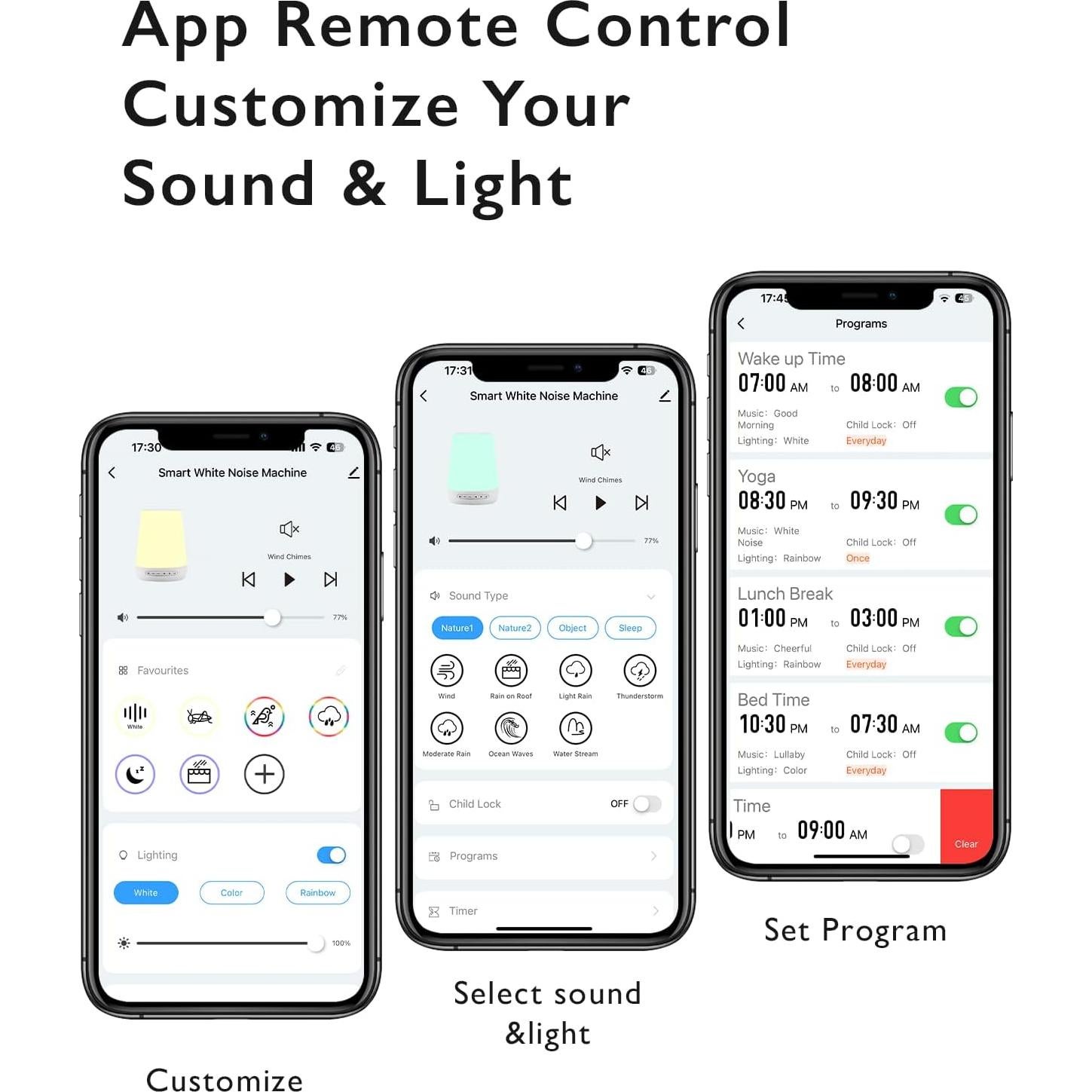 Máquina de Sonido Momcozy MCWDB03 con Luz Nocturna Azul