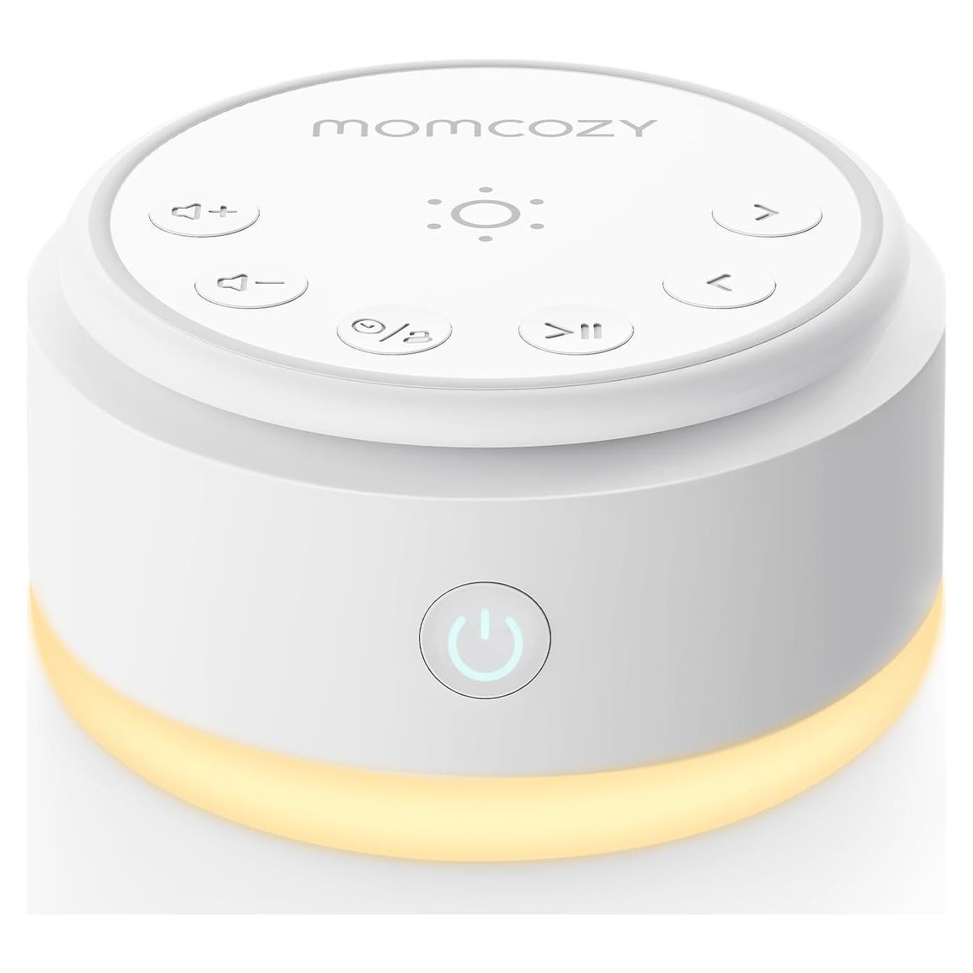 Máquina de Sonido Momcozy Luz Cálida 20 Sonidos Relajantes