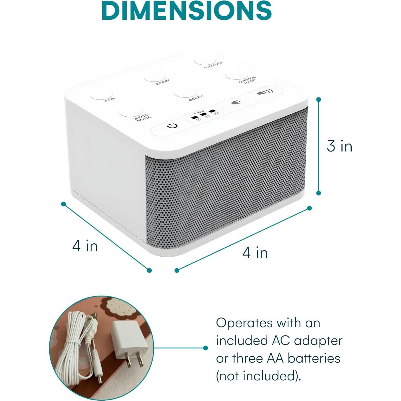 Máquina de Sonido para Dormir Big Red Rooster - Ruido Blanco 6 Sonidos