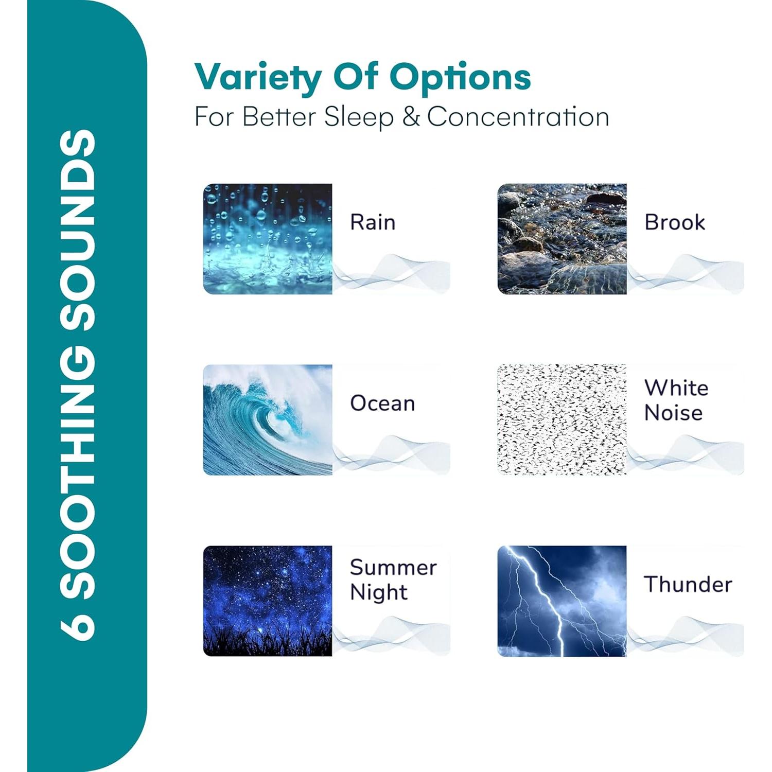 Máquina de Sonido para Dormir Big Red Rooster - Ruido Blanco 6 Sonidos