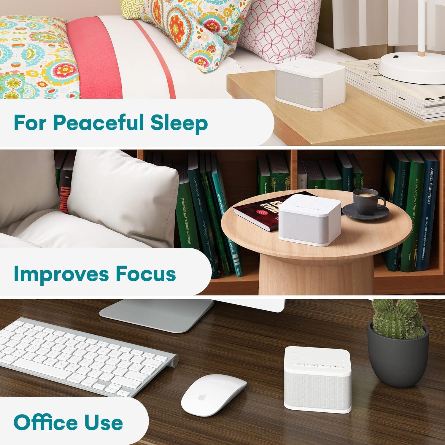 Máquina de Sonido para Dormir Big Red Rooster - Ruido Blanco 6 Sonidos