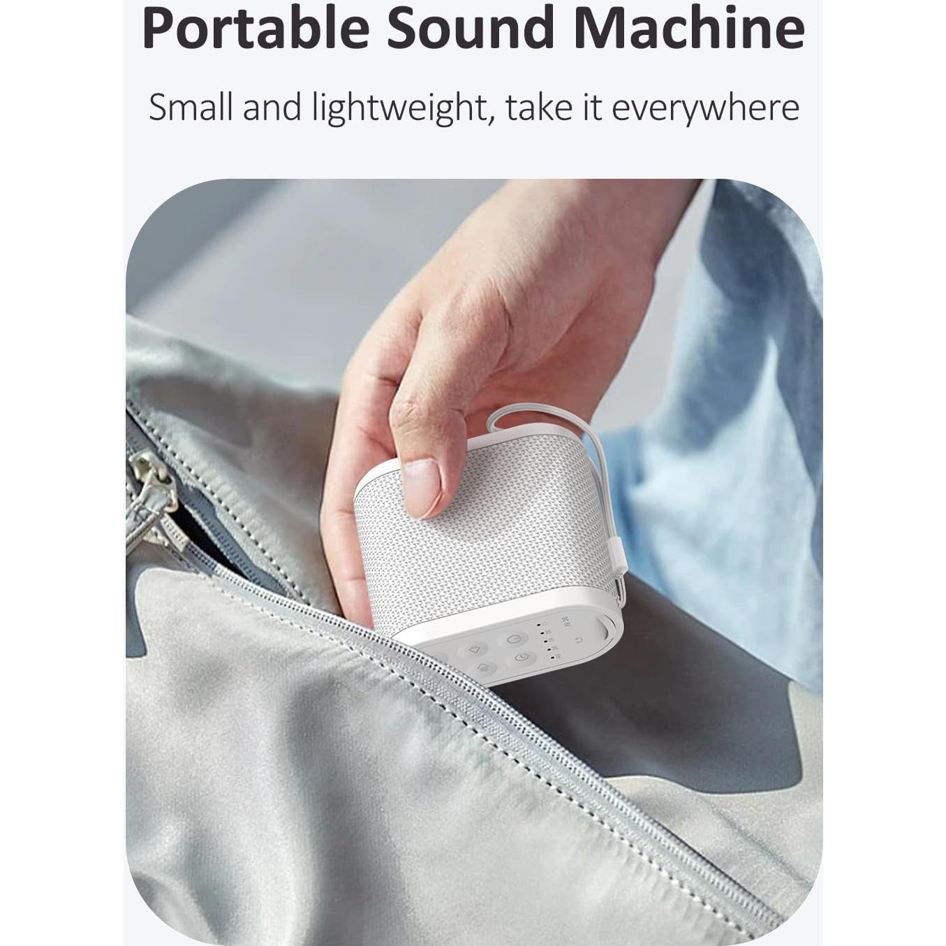 Máquina de Sonido Blanco Portátil Vindsbay - 21 Sonidos, Batería