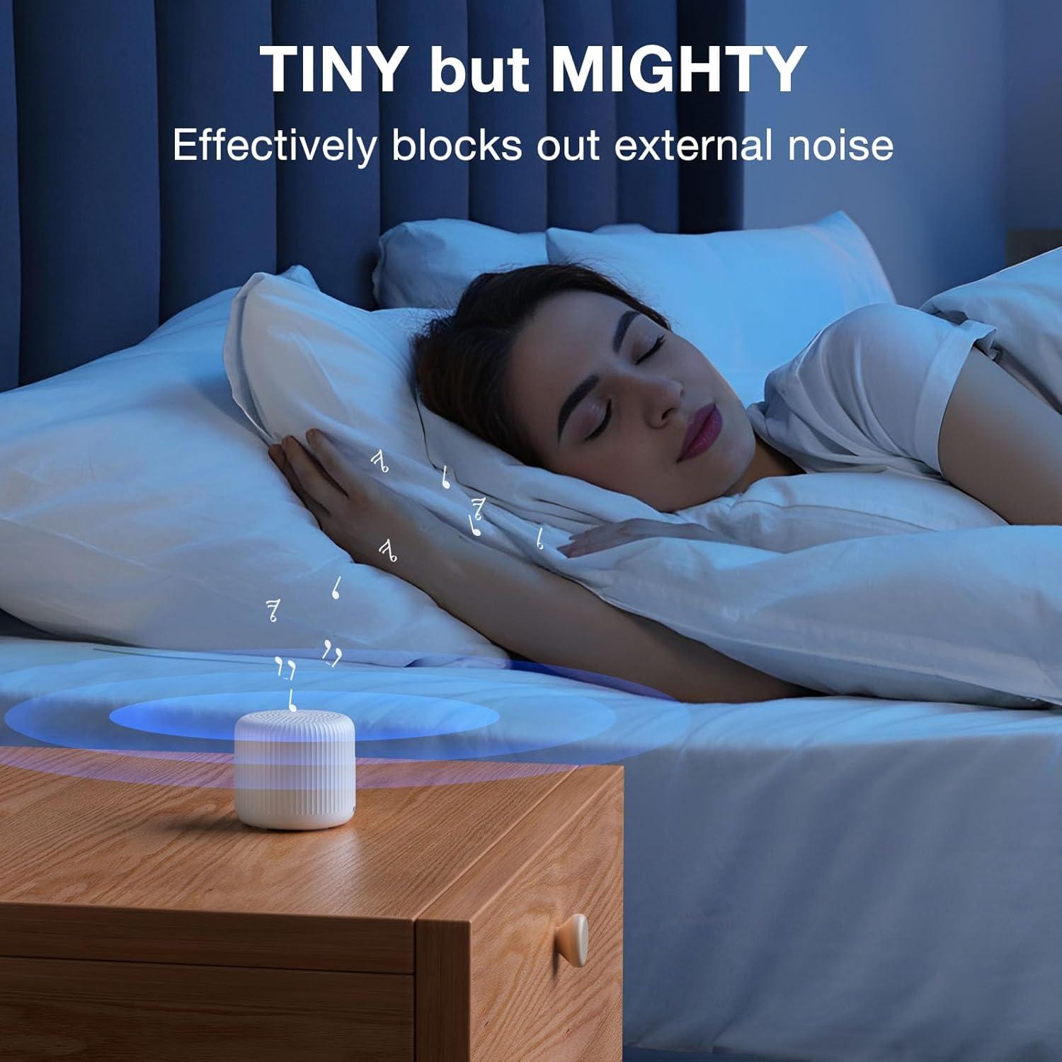 Máquina de Sonido Portátil LEICEX W34, 15 Sonidos, USB-C