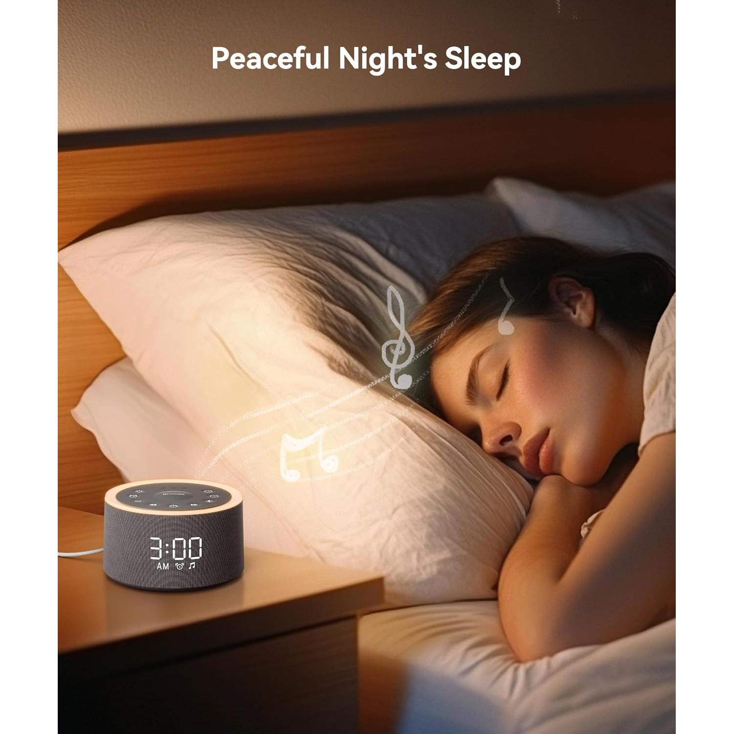 Máquina de Sonido Dreamegg D1+ con Reloj Despertador