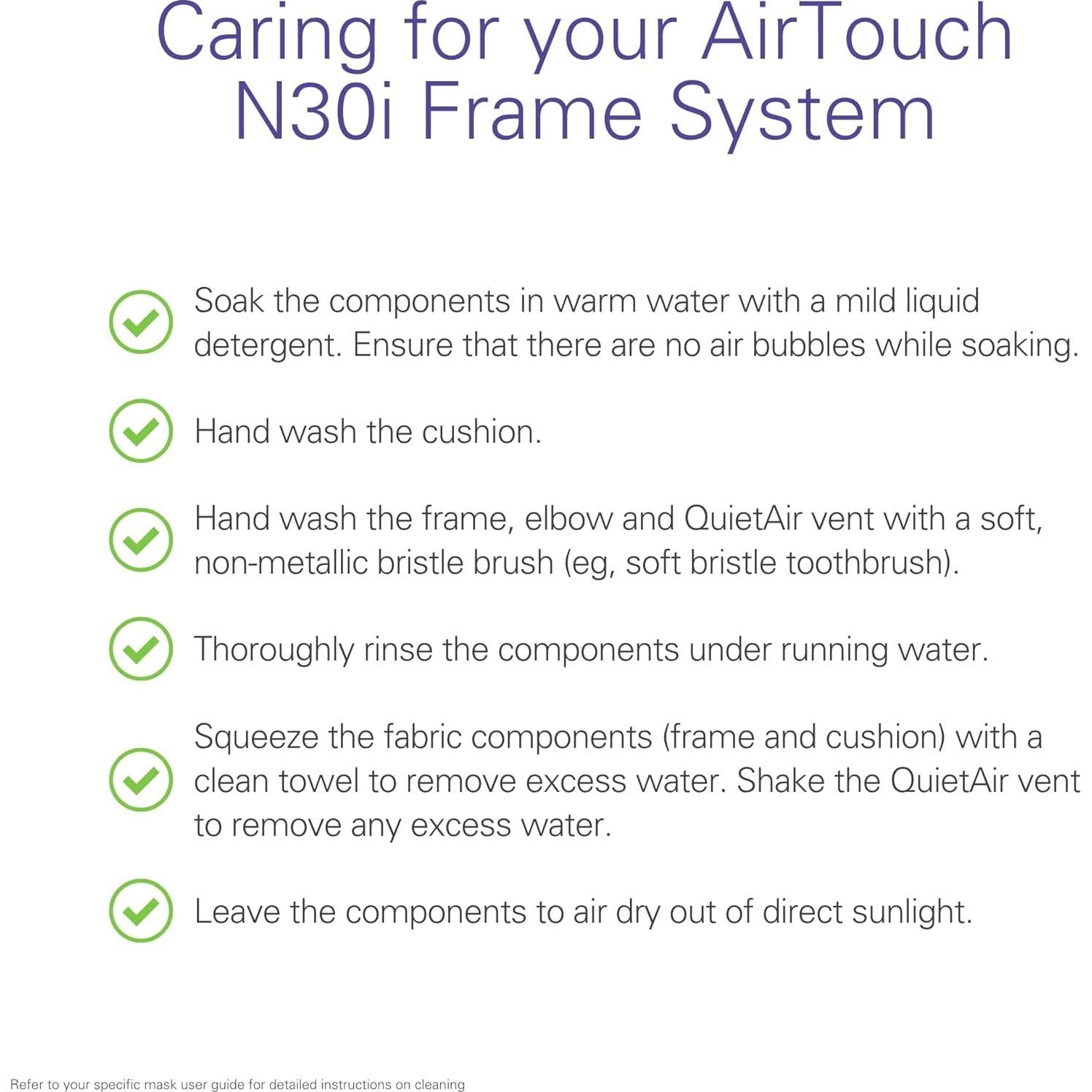 Marco ResMed AirTouch N30i Estándar Cojín Mediano