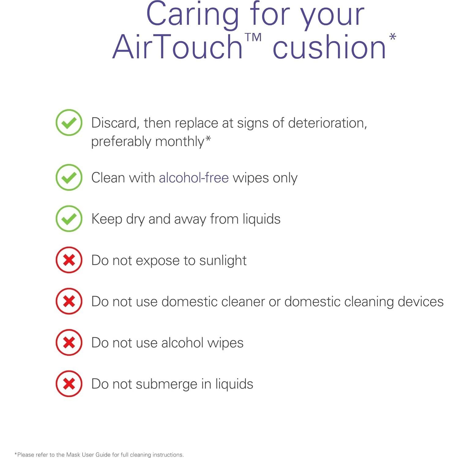 Cojín ResMed AirTouch F20 Grande Espuma Viscoelástica