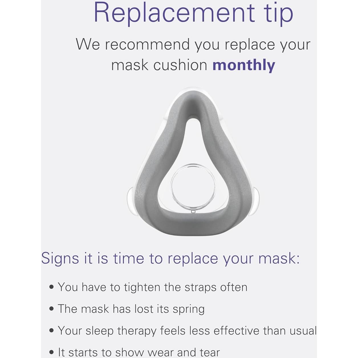 Cojín ResMed AirTouch F20 Grande Espuma Viscoelástica