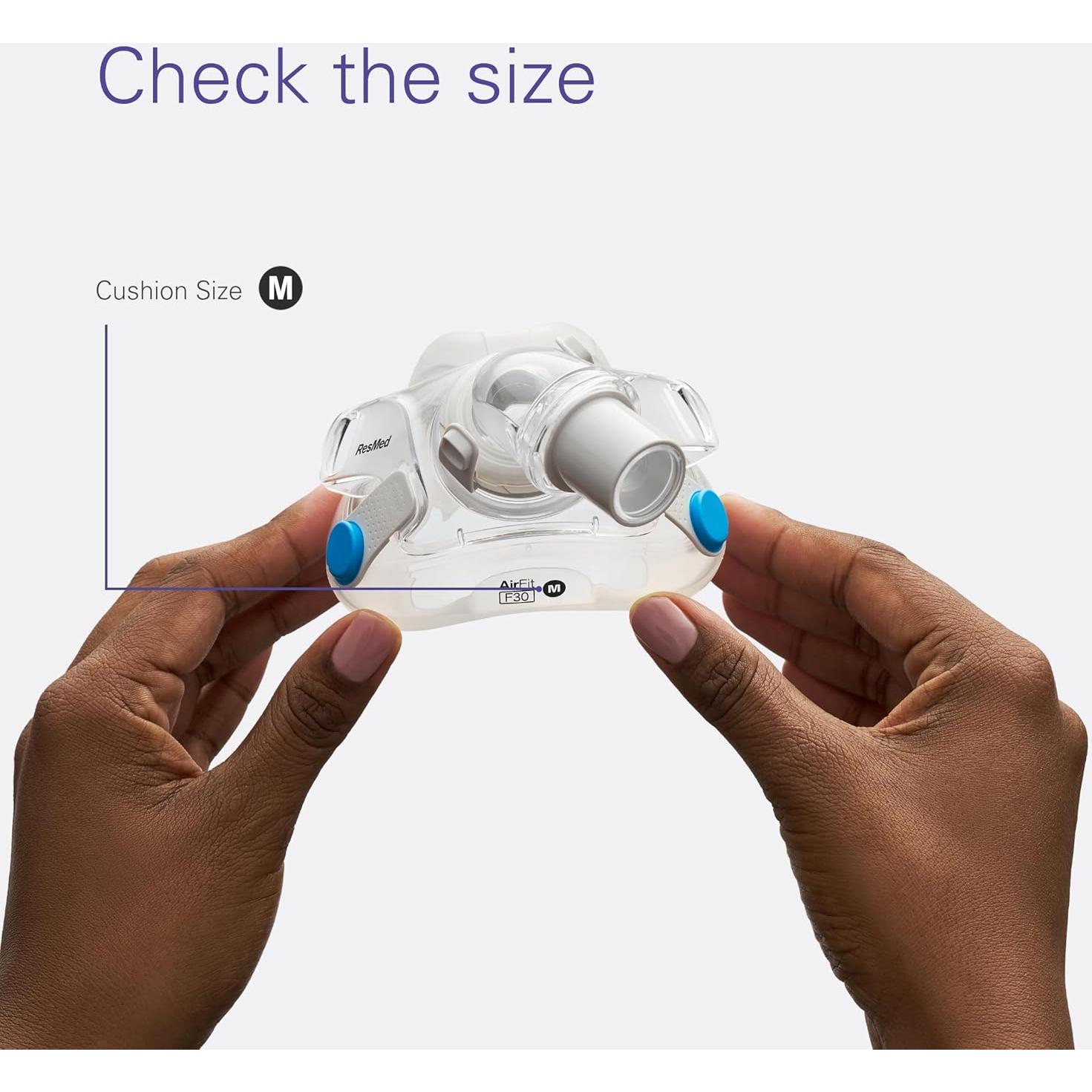 Sistema de Marco CPAP ResMed AirFit F30 Mediano