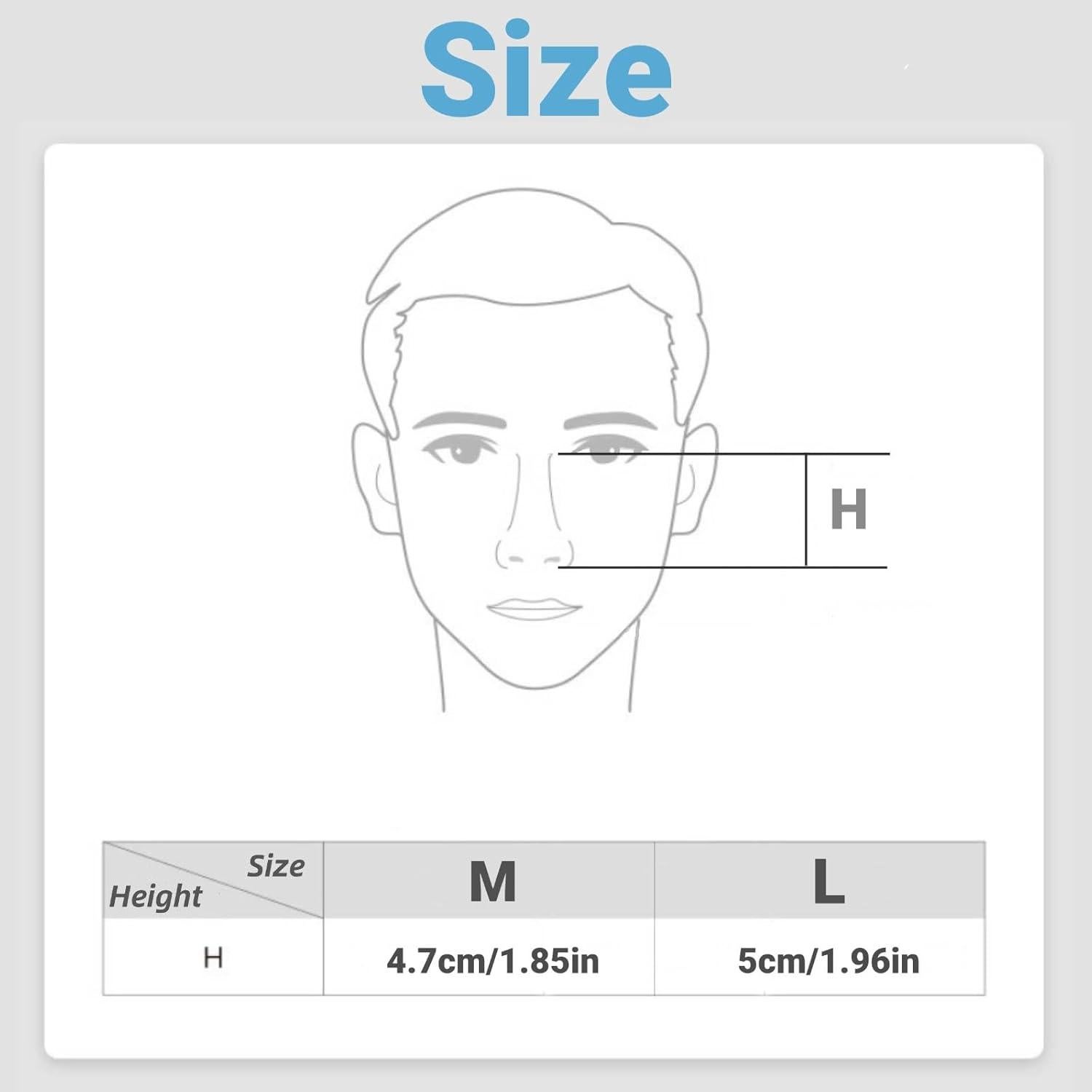Máscara Nasal CPAP NISEFECTO Mediana - Kit Completo con Arnés y Almohadilla