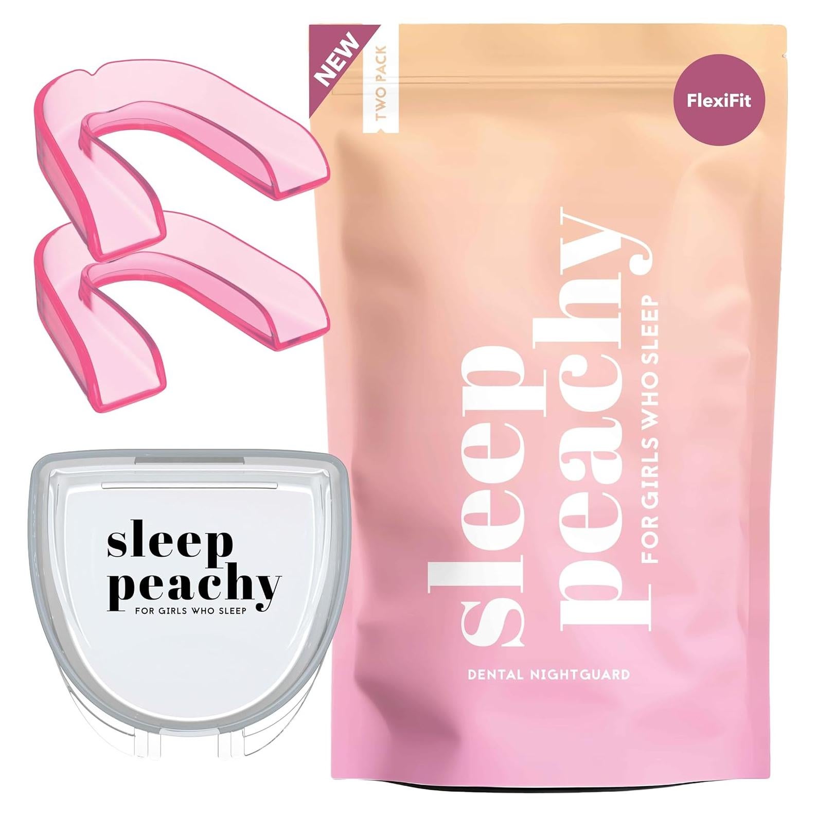 Guardia Nocturna Sleep Peachy Rosa - 2 Protectores Bucales