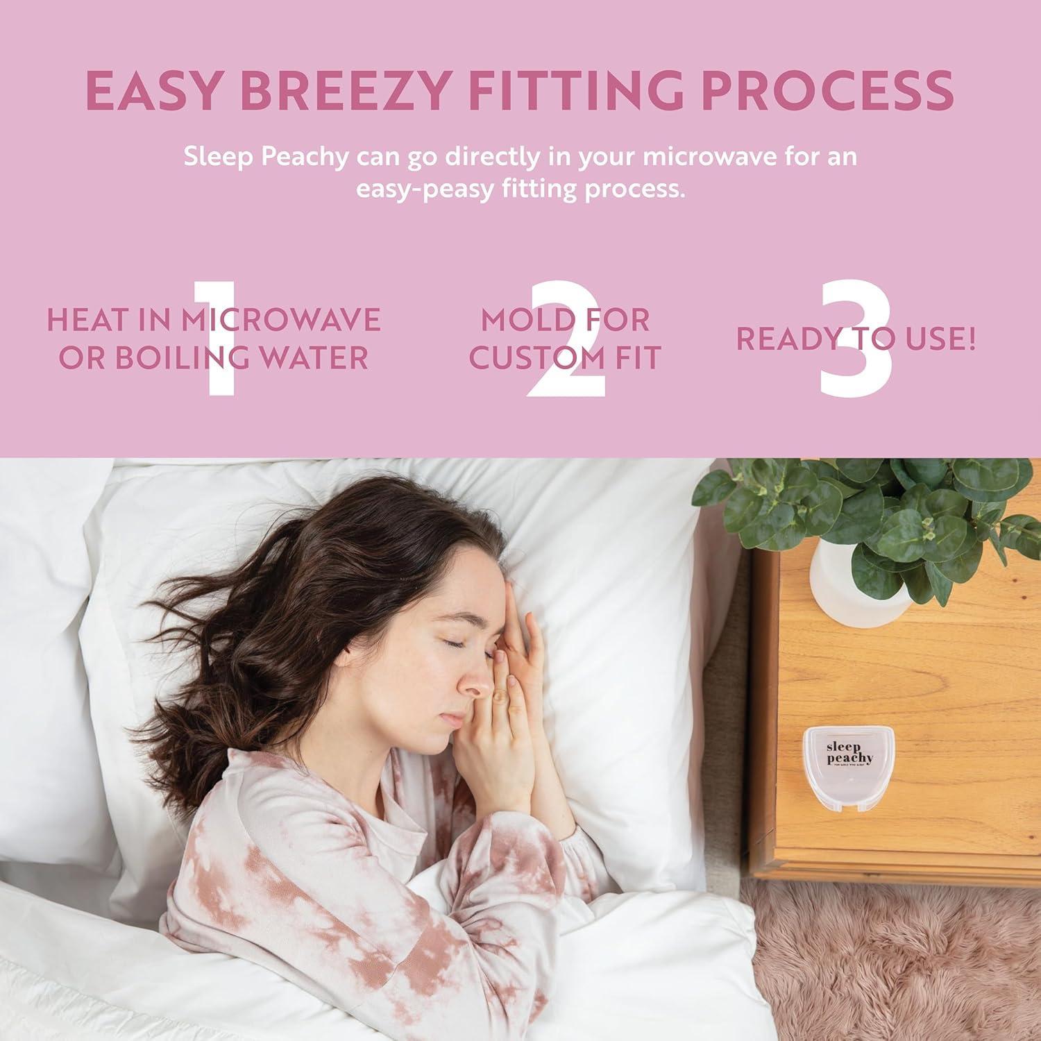 Guardia Nocturna Sleep Peachy Rosa - 2 Protectores Bucales