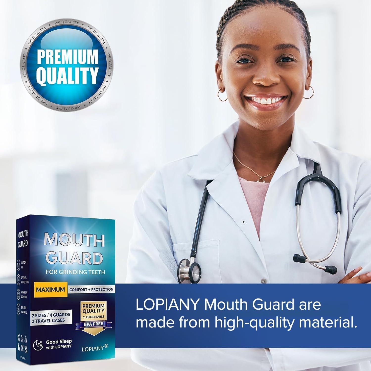 Protector Bucal Nocturno LOPIANY para Rechinar Dientes - 2 Tamaños