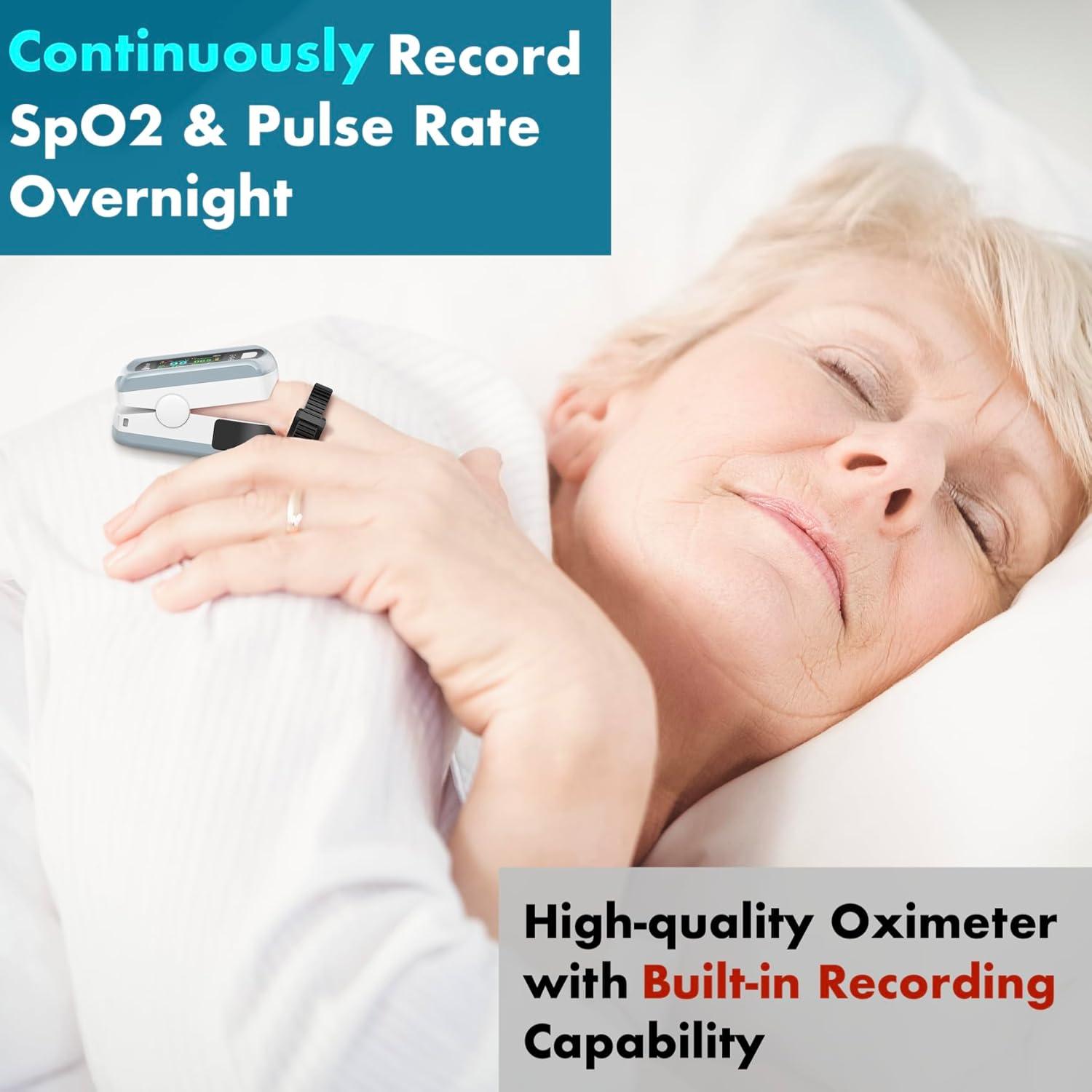 Monitor de Oxígeno EMAY Bluetooth con App y Memoria 72h