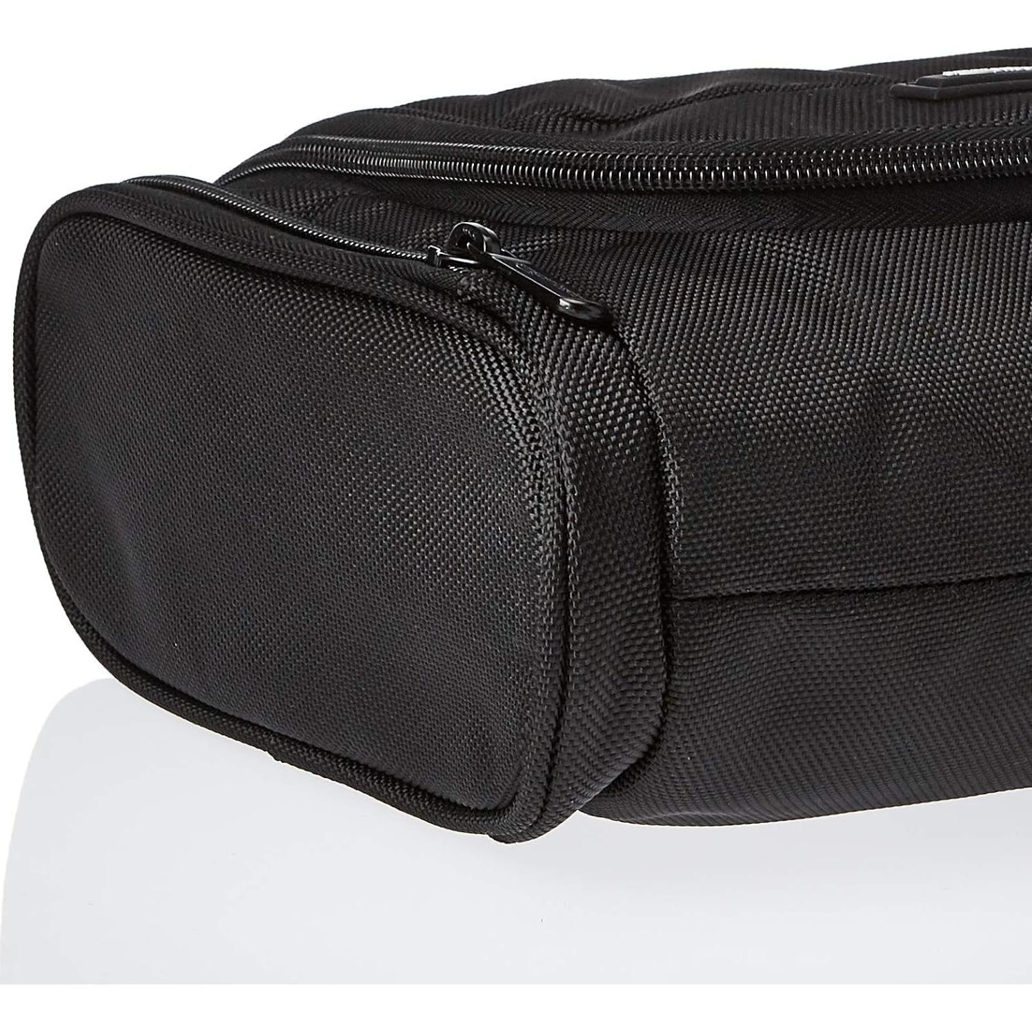 Organizador de Aseo Colgante Amazon Basics 25x21x9 cm Negro