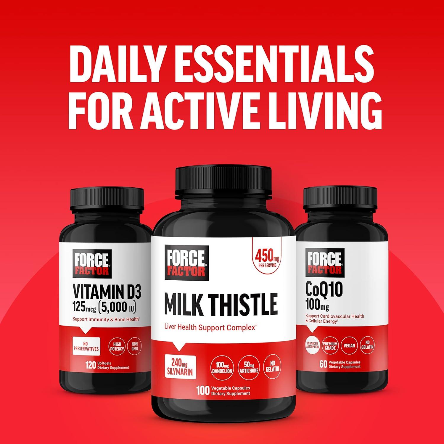 Suplemento 5-HTP Force Factor 120 Cápsulas Vegano