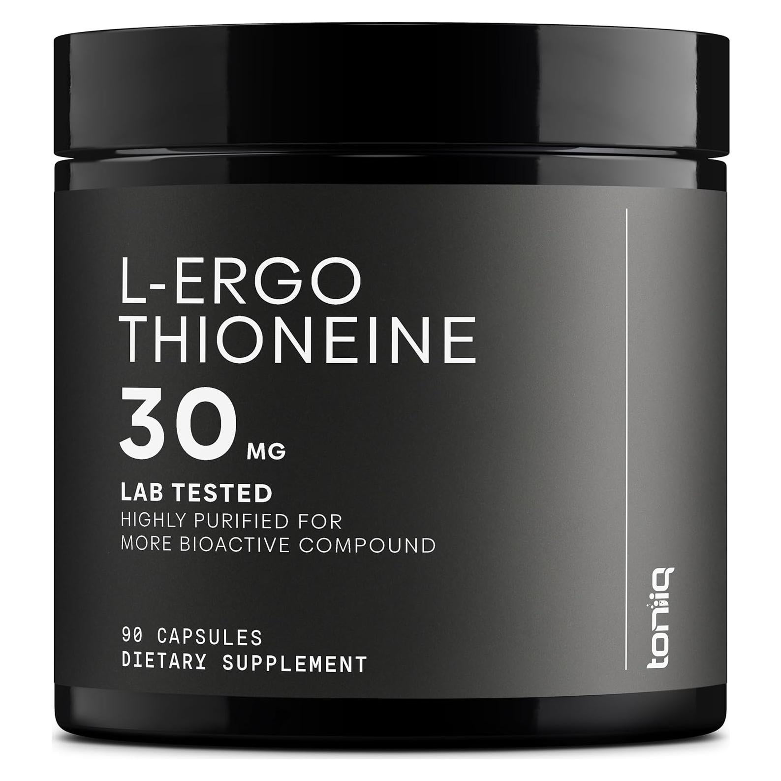 L-Ergotionina 30mg Toniiq - 90 Cápsulas Pureza 98%