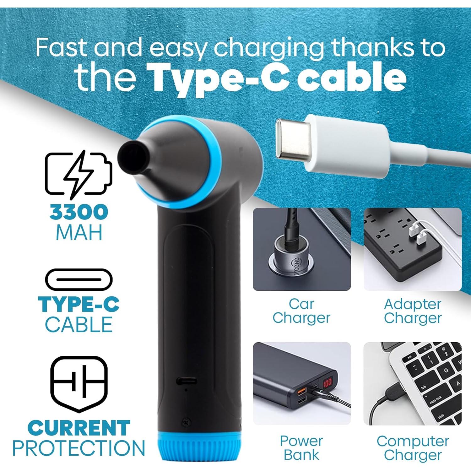 Soplador de Aire Comprimido FABMA 150000 RPM Portátil