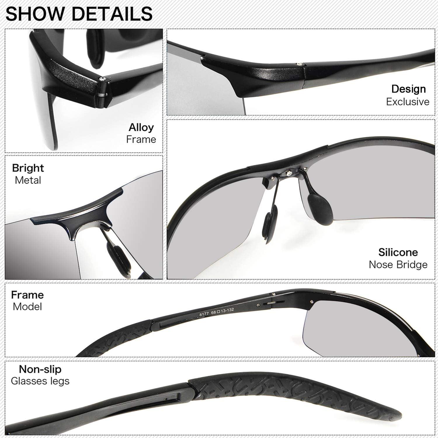 Gafas de Sol YIMI Fotocromáticas Polarizadas UV400