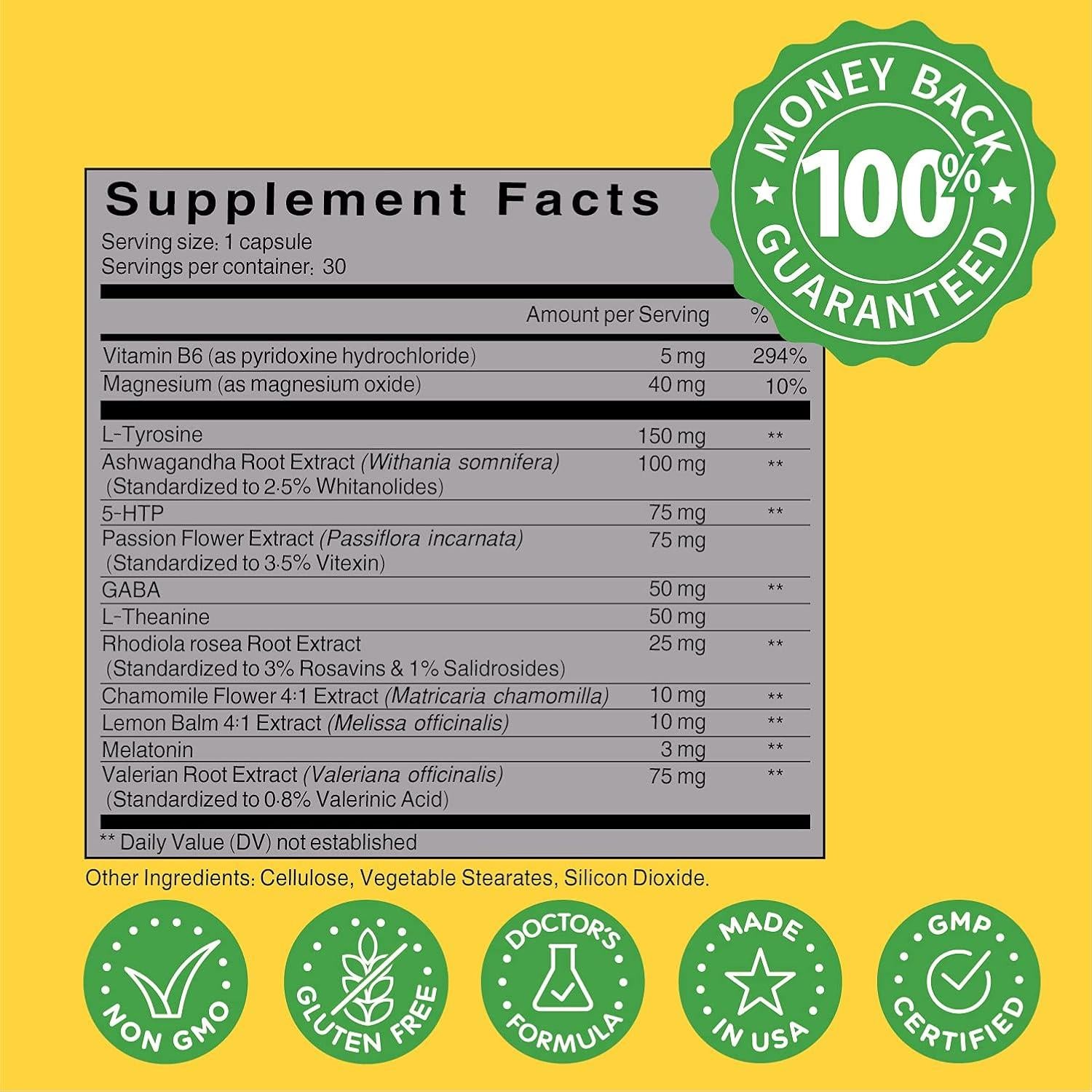 Suplemento Natural de Estado de Ánimo NooMost 30 Cápsulas