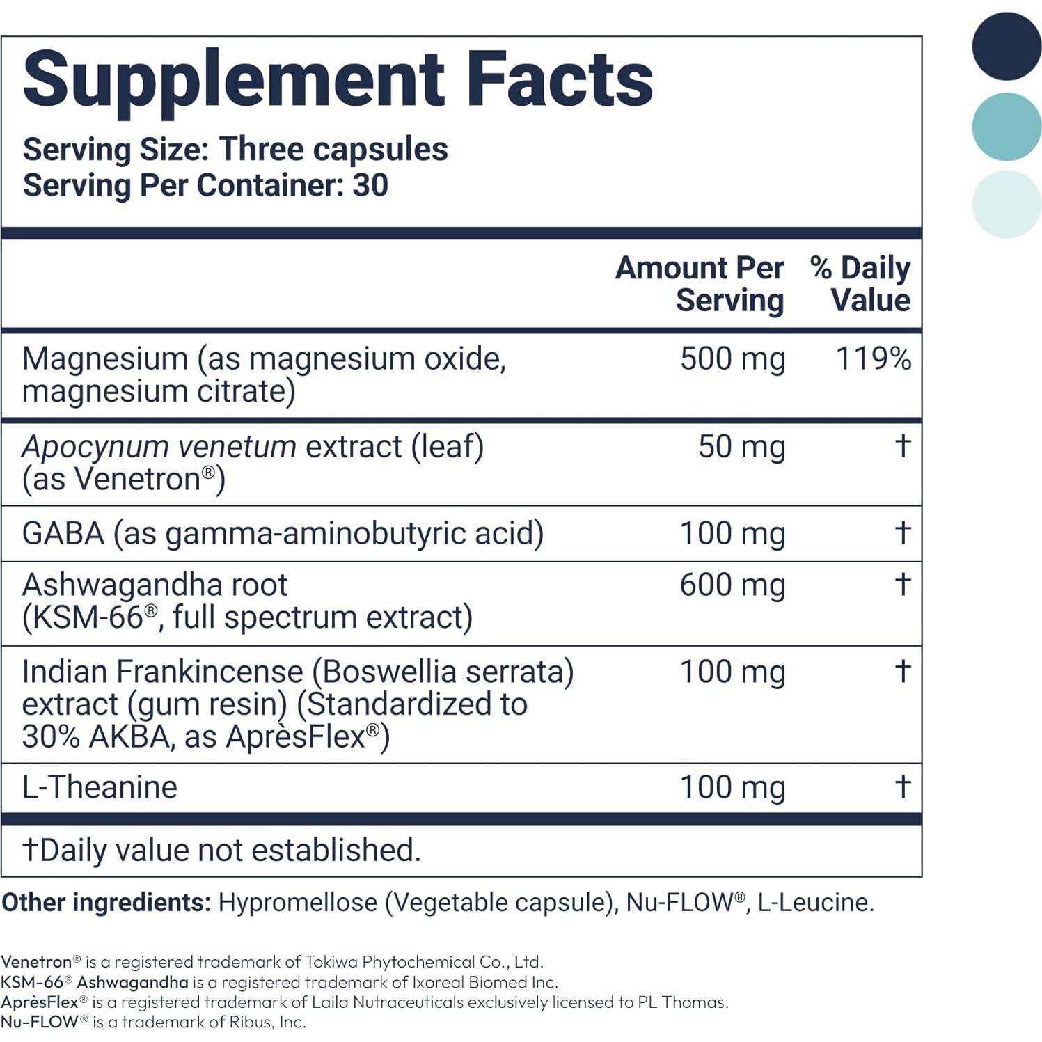 Suplemento Zenful Sleep Mida Health 90 Cápsulas Relajación