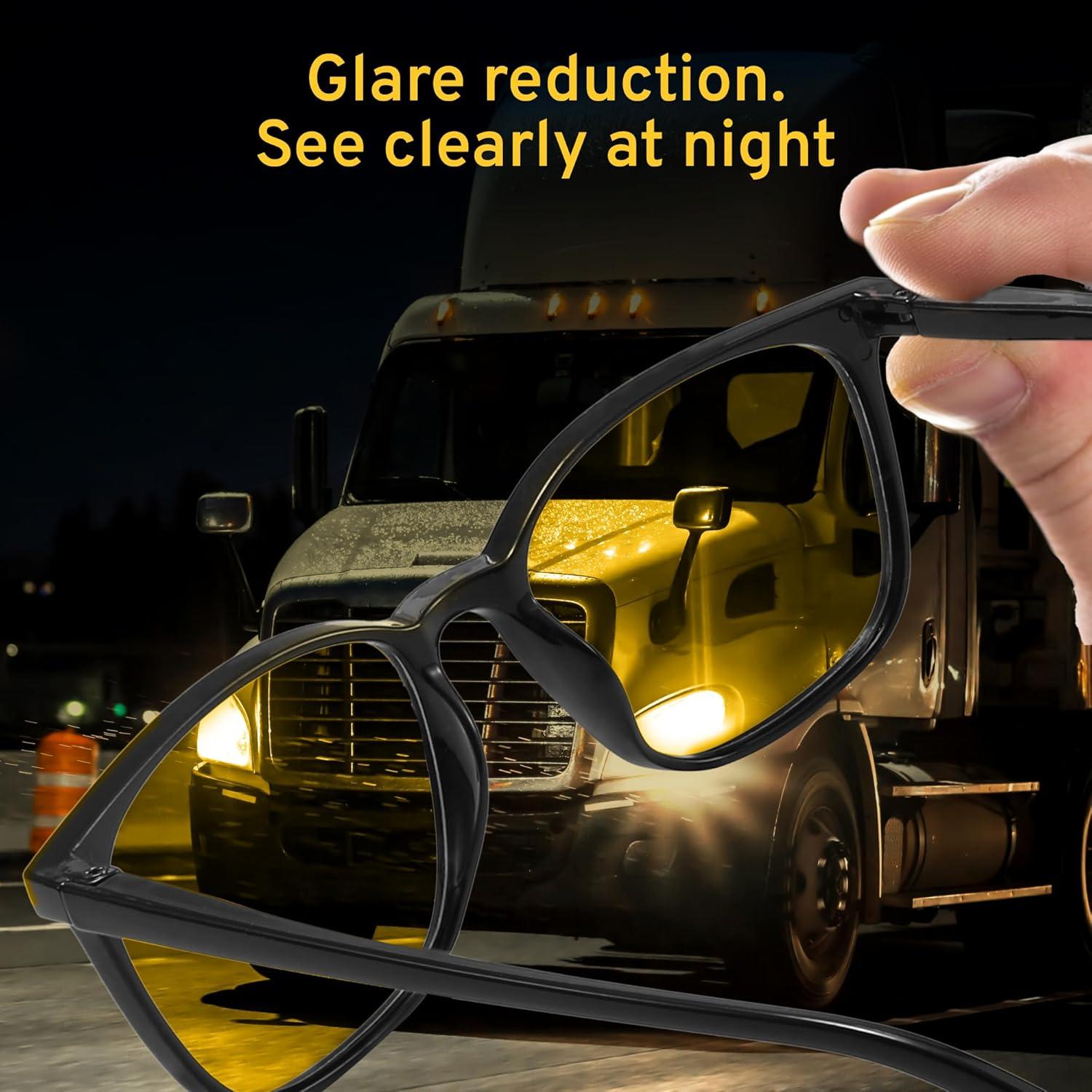 Gafas de luz azul Gaoye para adultos, visión nocturna, 2 pack