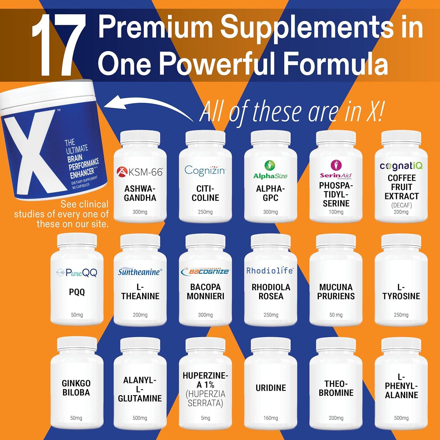 Suplemento Cerebral X Superhuman Health 90 Cápsulas