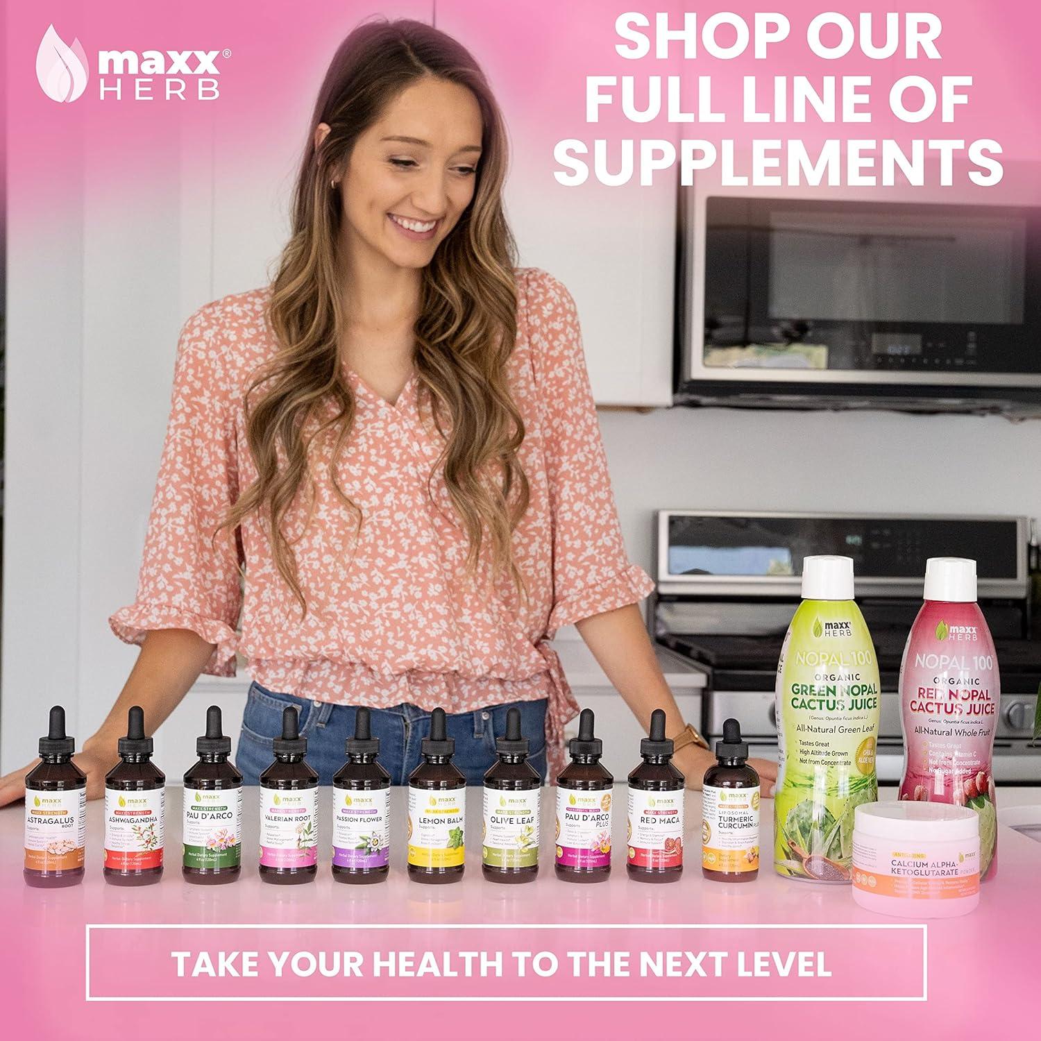 Extracto Líquido de Raíz de Valeriana Maxx Herb 4x120ml