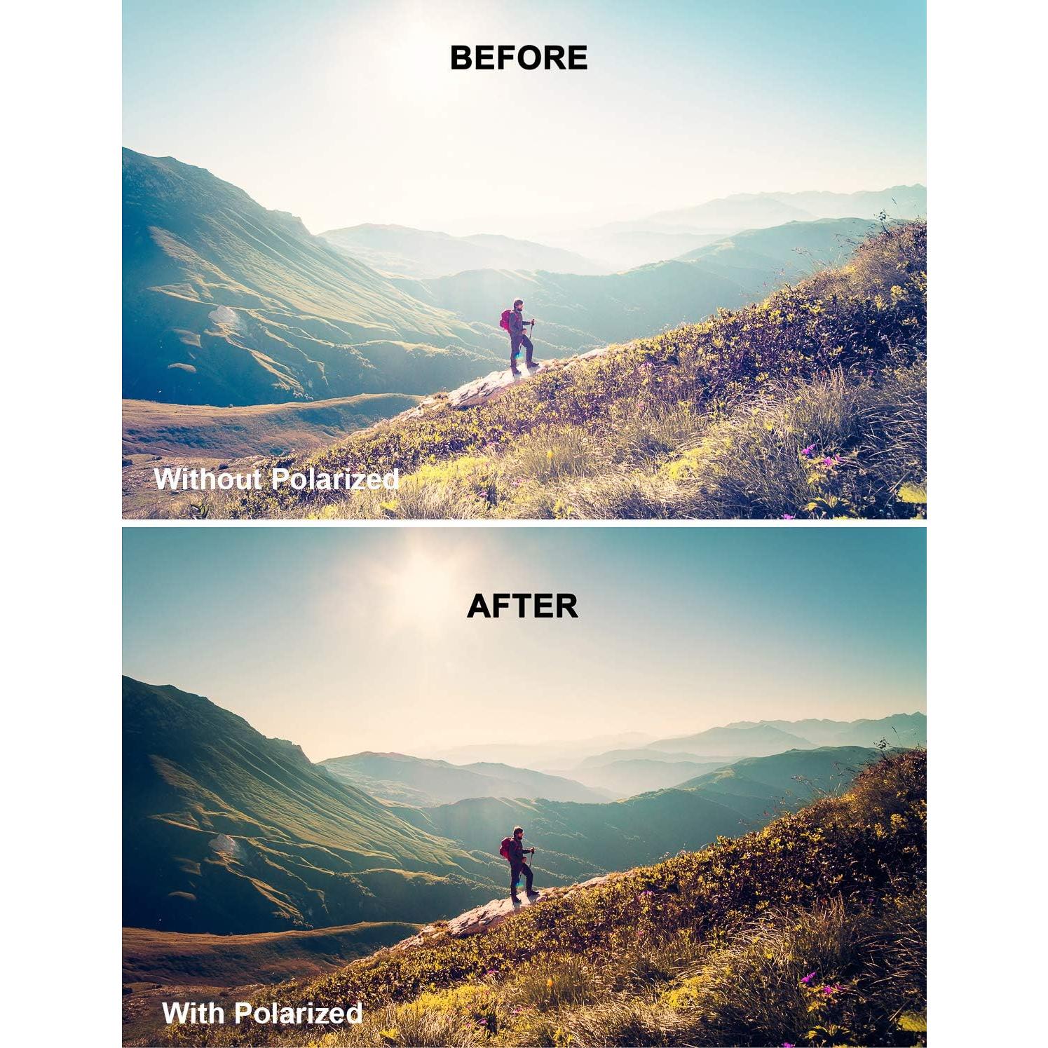 Gafas de sol polarizadas sobre gafas recetadas SC-7082