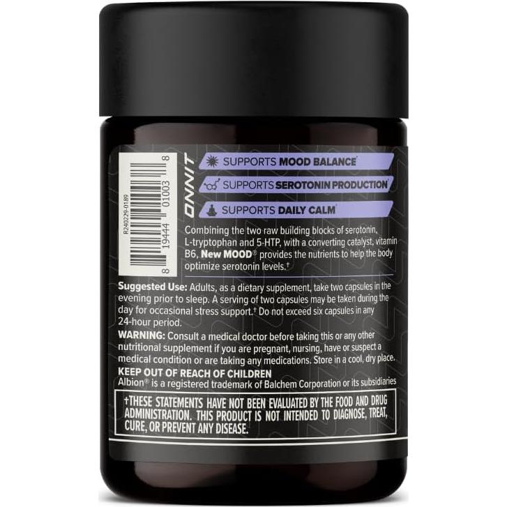 Cápsulas ONNIT New Mood 30 Conteos - Suplemento Estrés y Sueño