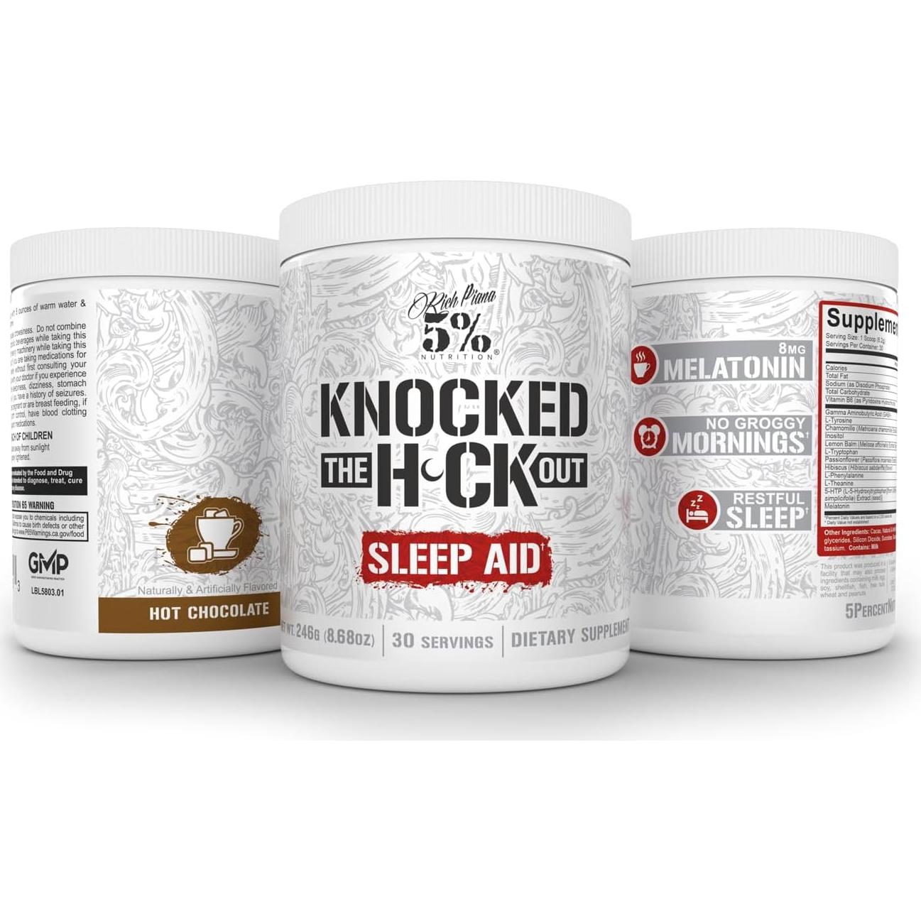 Suplemento para Dormir 5% Nutrition Knocked Out 238g