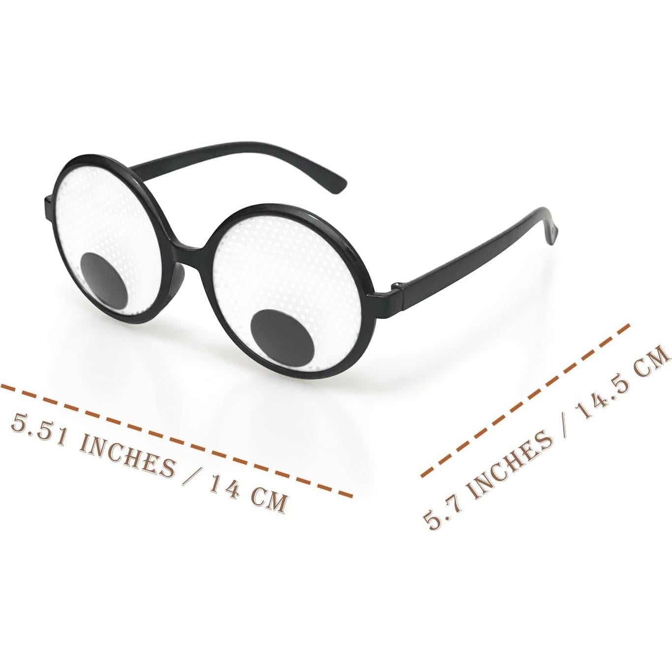 Gafas Divertidas Nakimo con Ojos Movibles para Fiesta