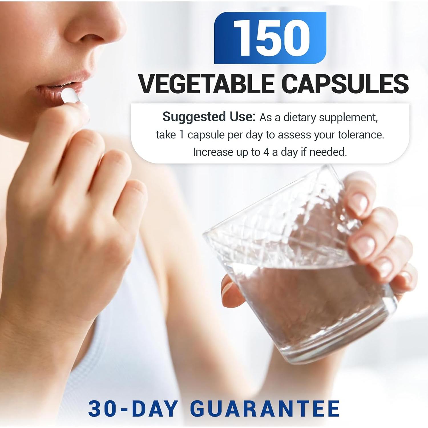 Suplemento de Magnesio Glicinato Dr. Berg 150 Caps