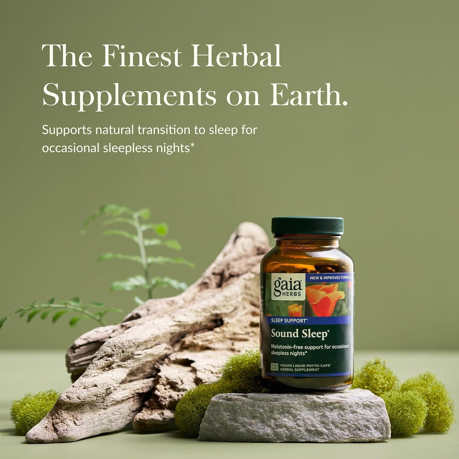 Suplemento Natural para el Sueño Gaia Herbs 120 Cápsulas