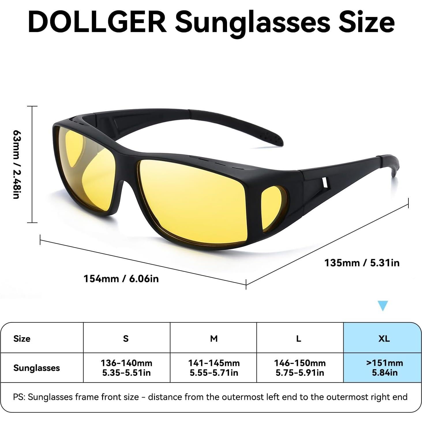 Gafas de Visión Nocturna Dollger para Gafas de Prescripción