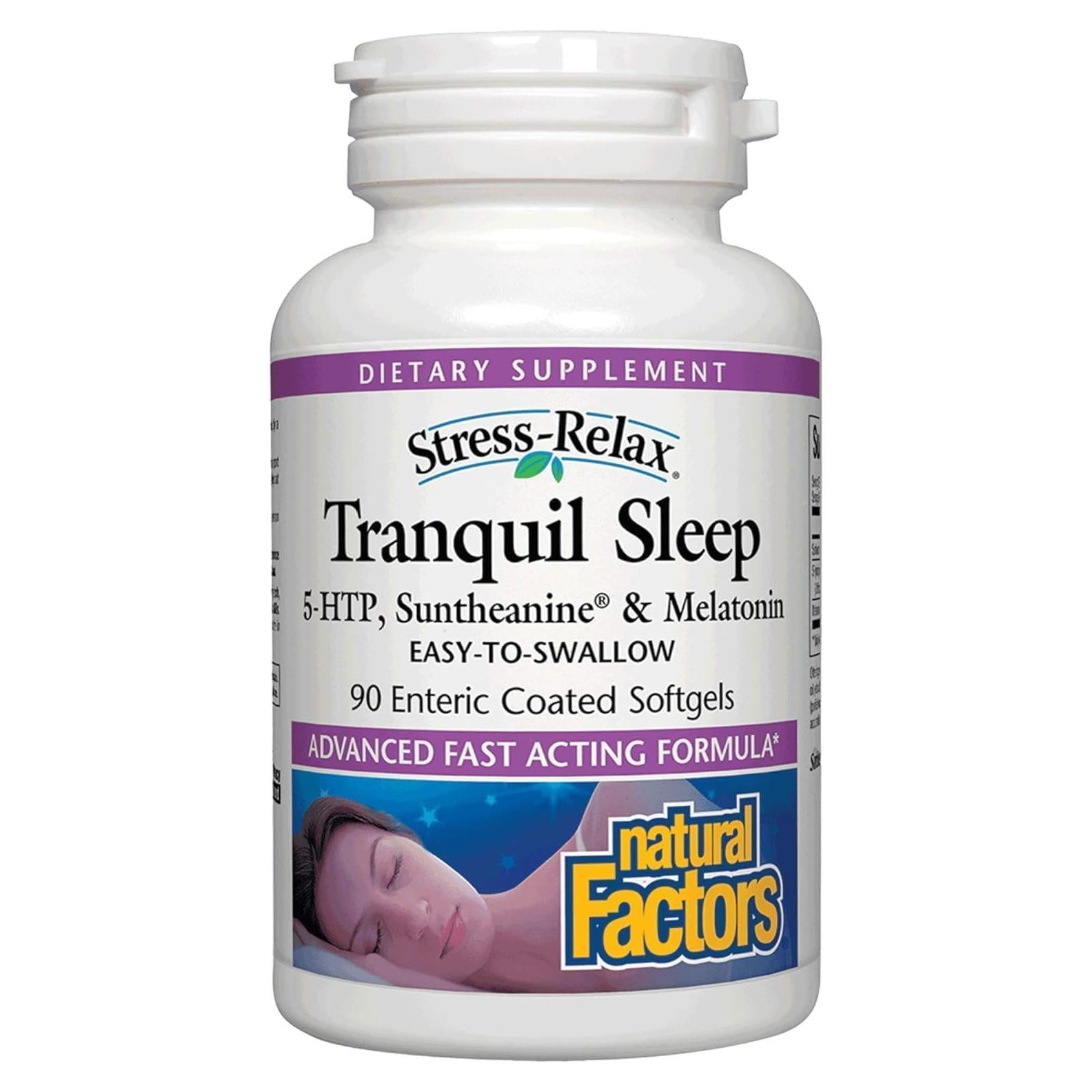 Stress-Relax Natural Factors 90 Softgels para Dormir