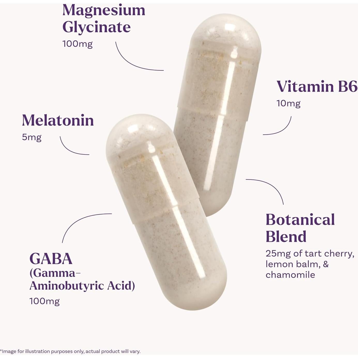 Cápsulas Natrol Sleep & Restore 30 días - Magnesio 100mg, Melatonina 5mg