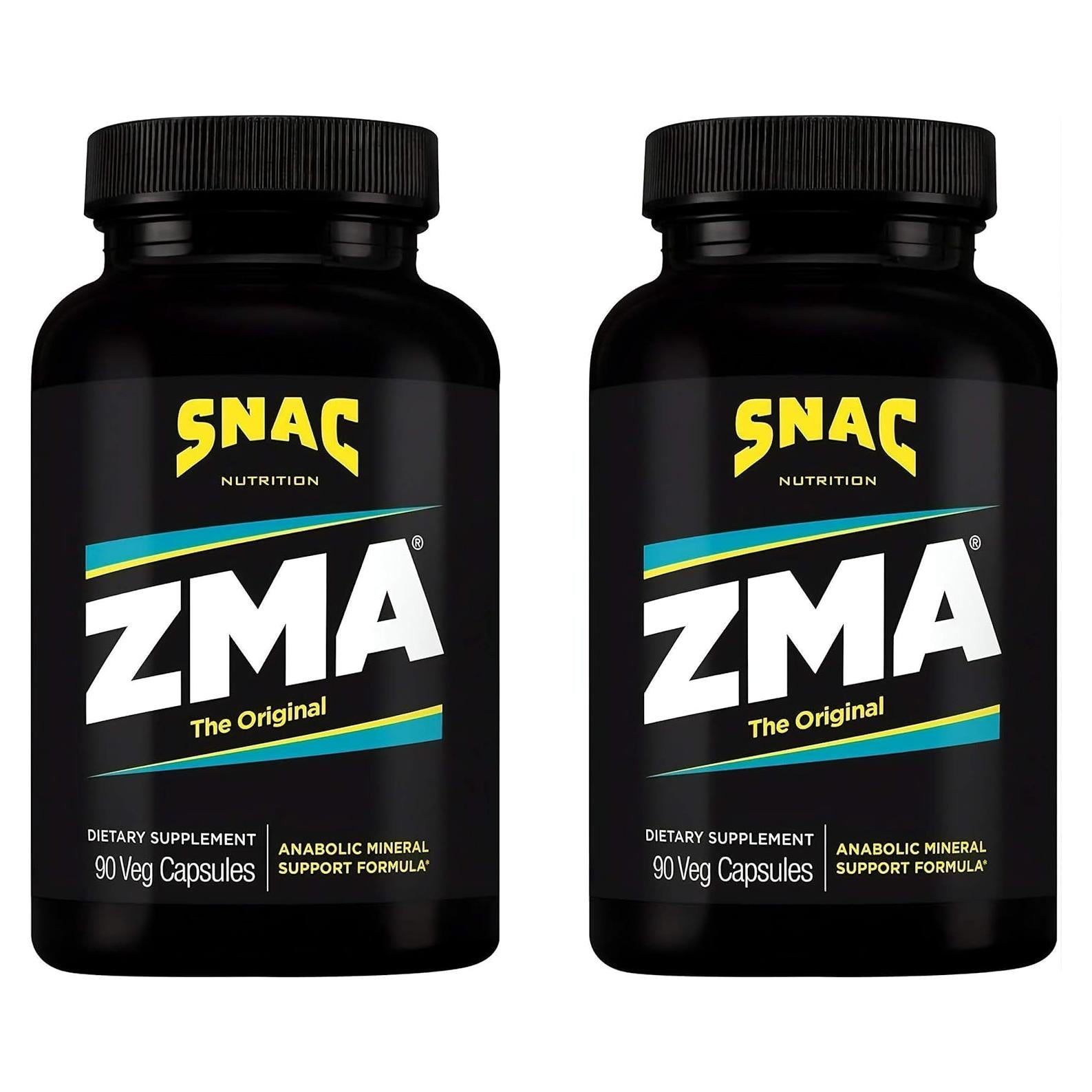 Suplemento ZMA SNAC 180 Cápsulas Vegetales para Recuperación