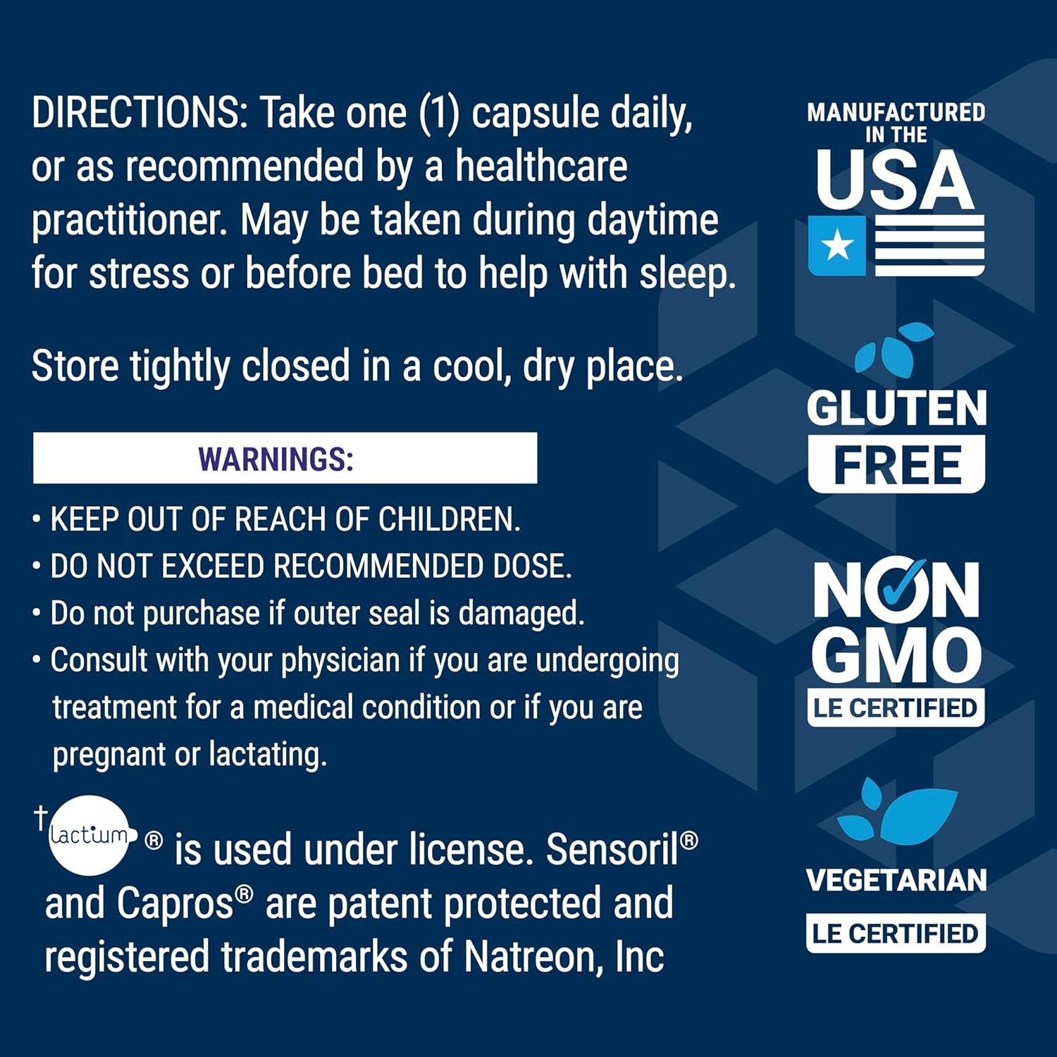 Suplemento Sueño Mejorado Life Extension 30 Cápsulas