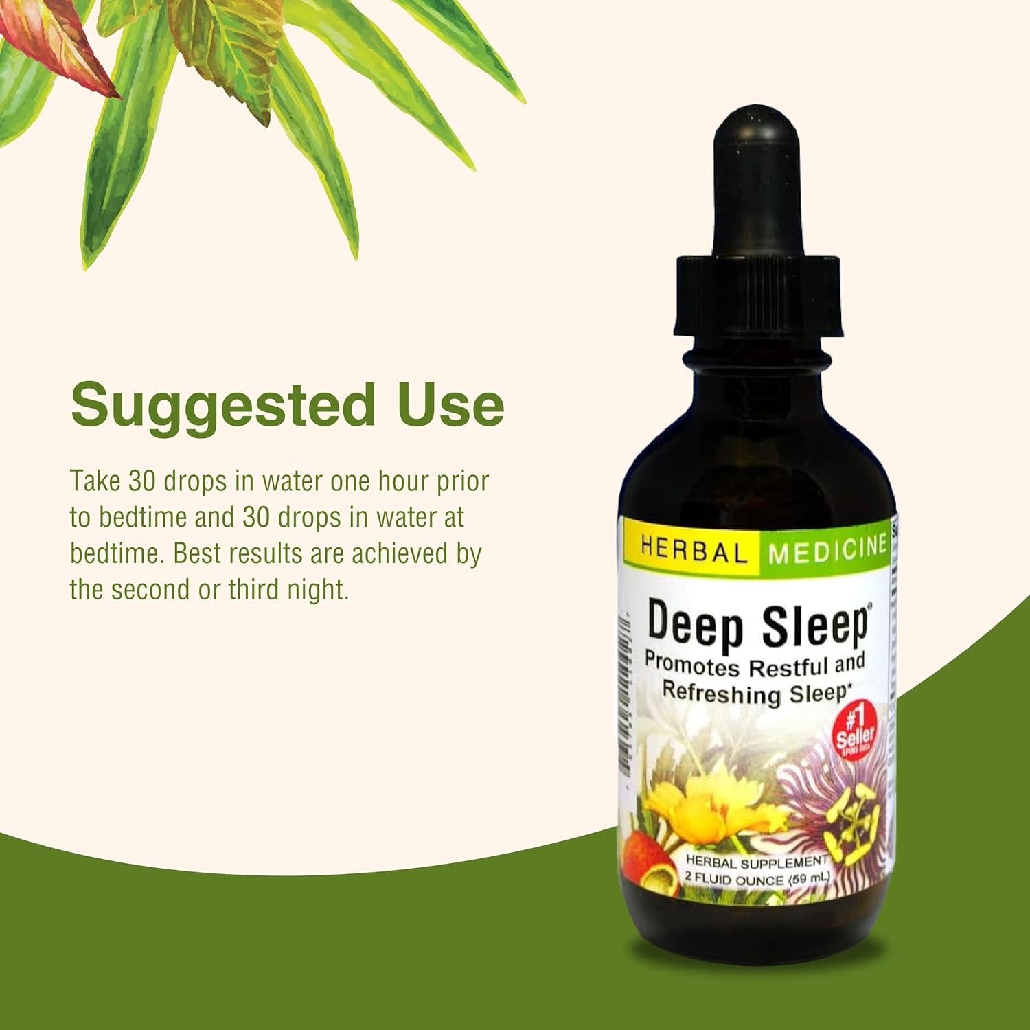 Suplemento Herbal Sueño Profundo Herbs Etc. 60 ml