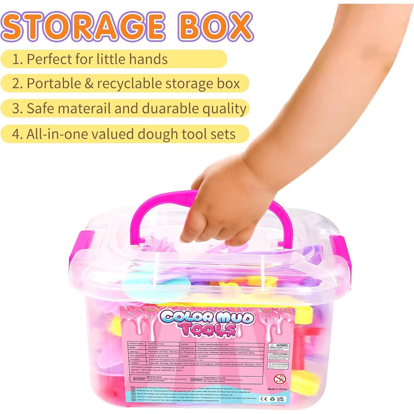 Conjunto de Herramientas de Masa para Niños 30 Piezas