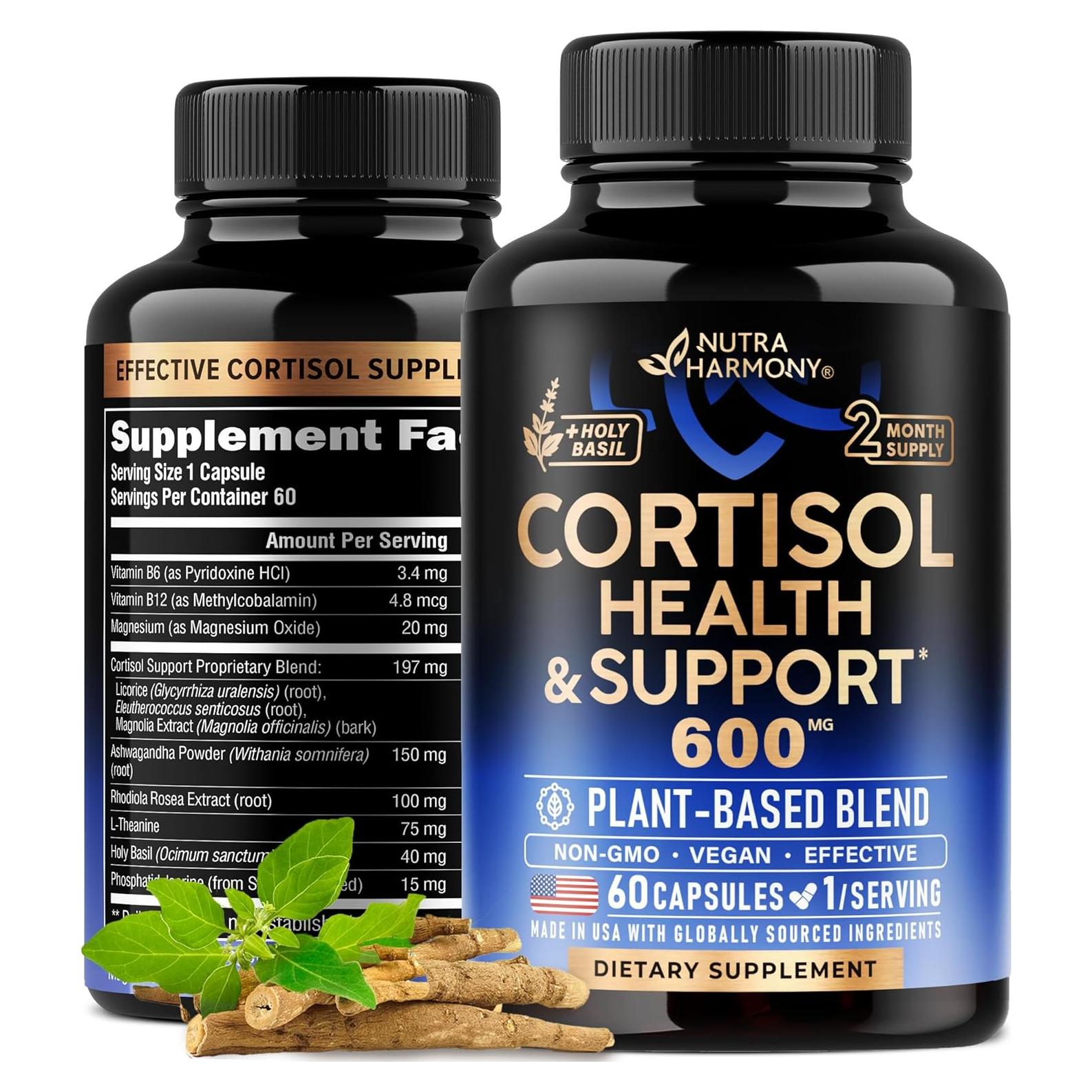 Suplemento Cortisol Natural NUTRA HARMONY 60 Cápsulas