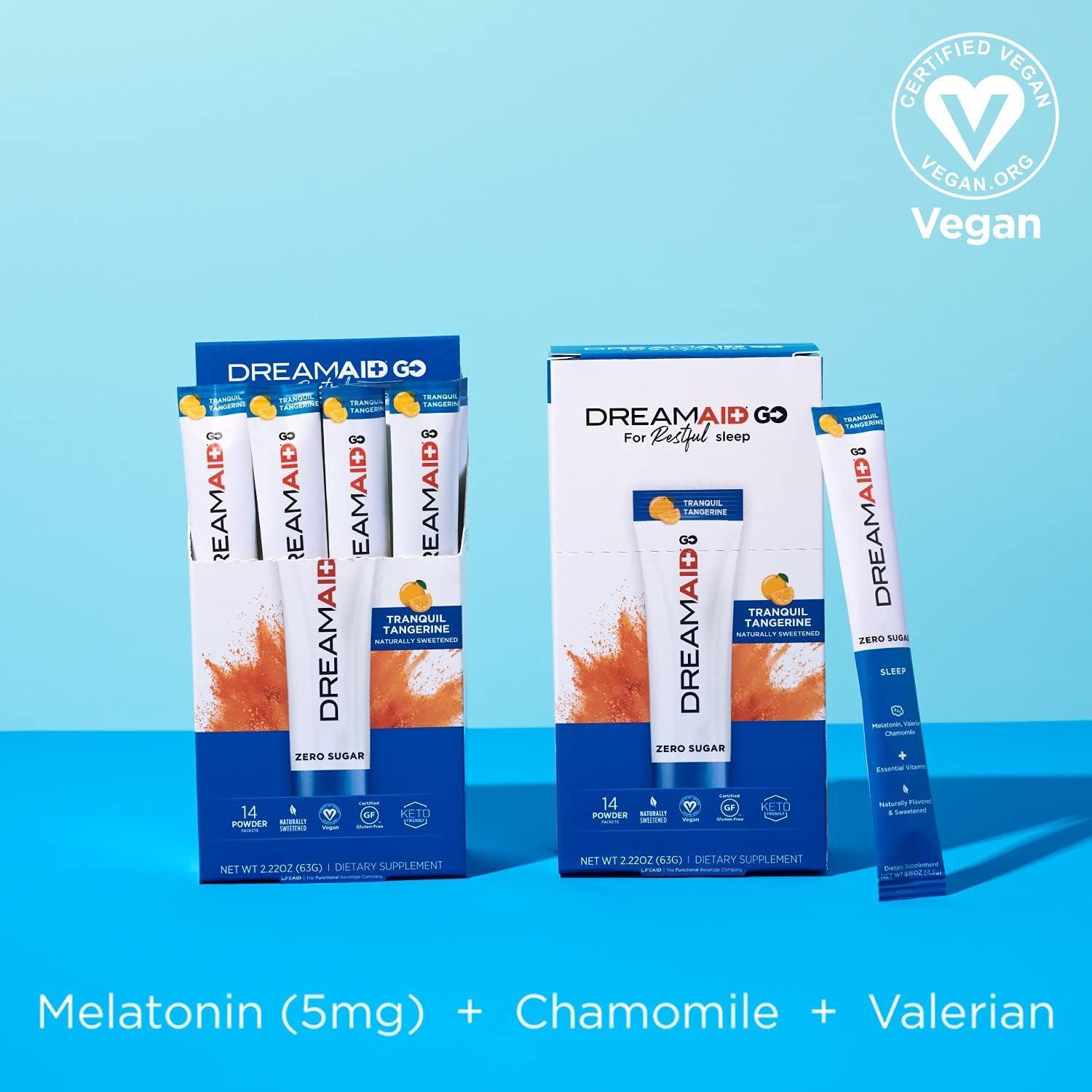 Mezcla de bebida para dormir DreamAid 14 porciones sin azúcar