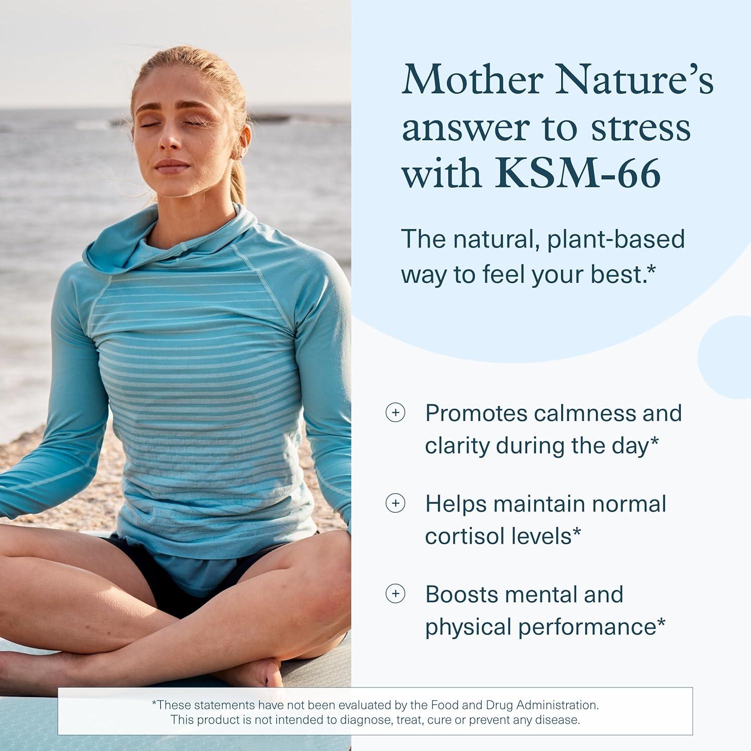 Youtheory Ashwagandha 1000 mg - Suplemento Antiestrés 60 Cápsulas