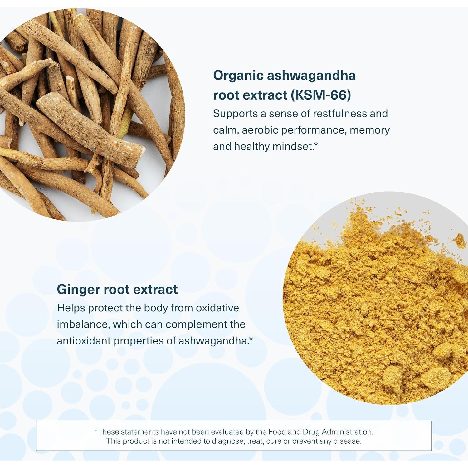 Youtheory Ashwagandha 1000 mg - Suplemento Antiestrés 60 Cápsulas