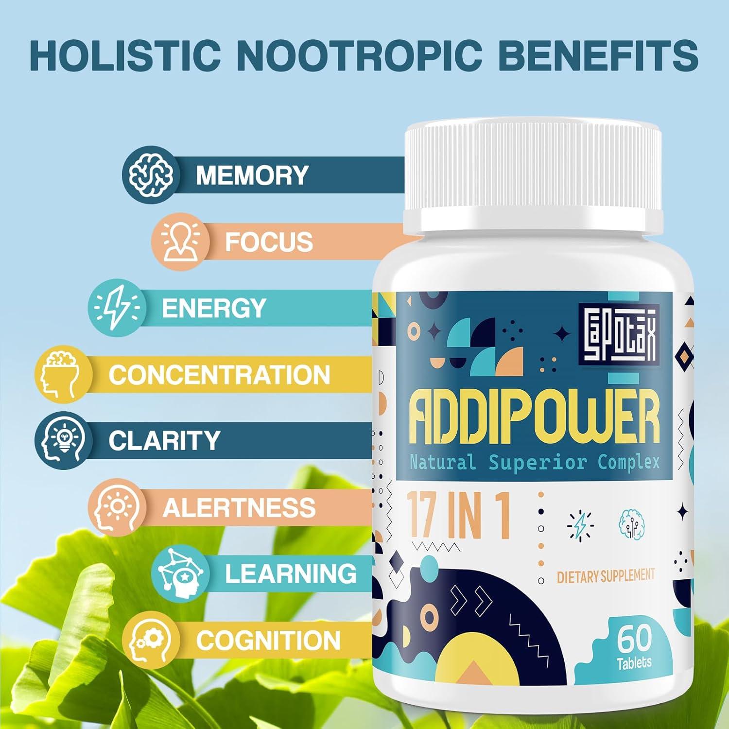 Suplemento Nootrópico Sapotax 60 Tabletas Memoria y Concentración