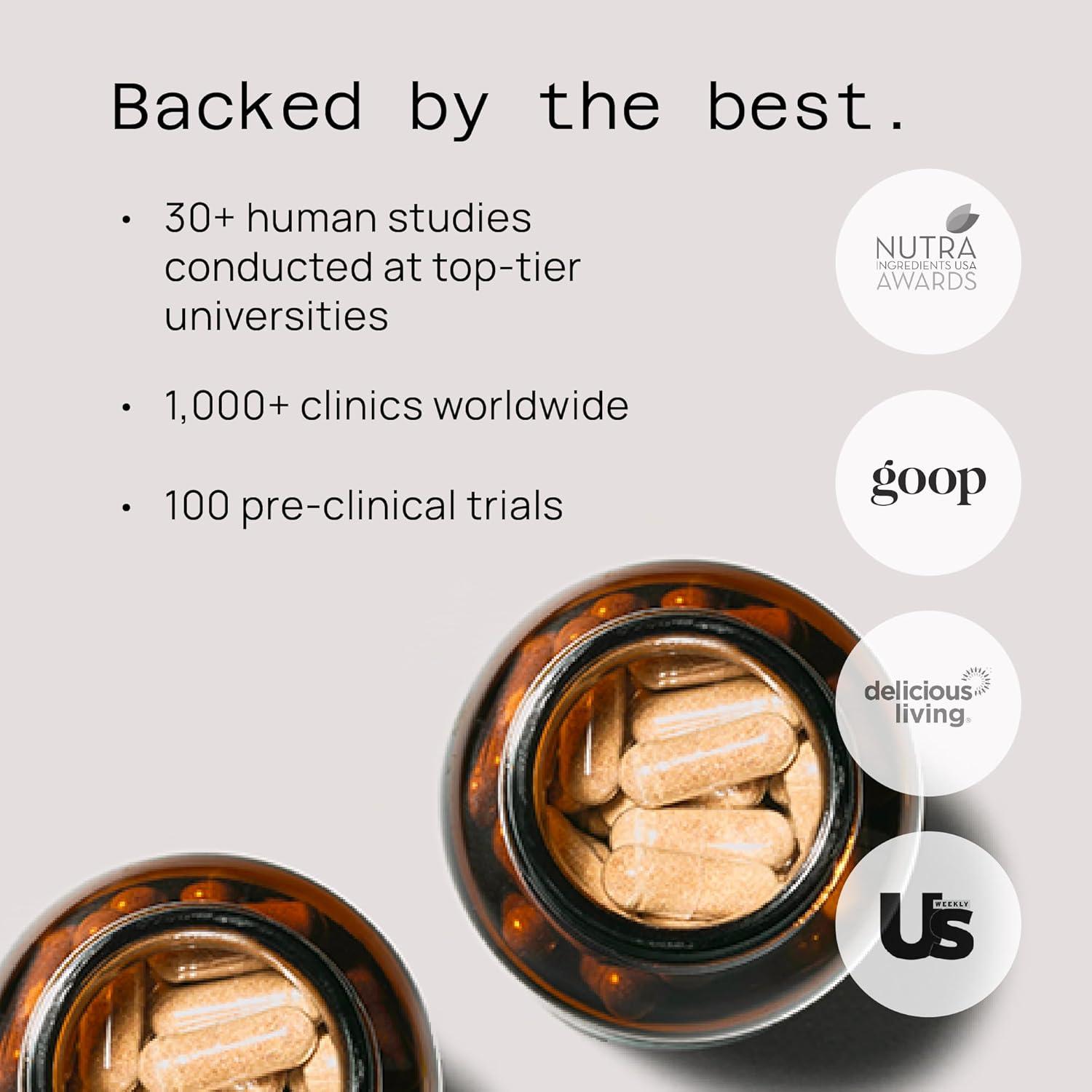 Suplemento Inmunológico Kinoko Platinum AHCC 750 mg 60 Cápsulas