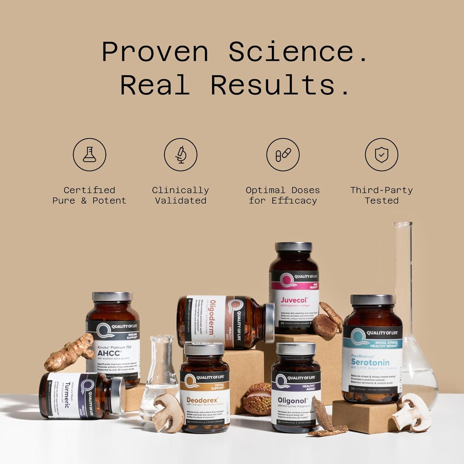 Suplemento Inmunológico Kinoko Platinum AHCC 750 mg 60 Cápsulas