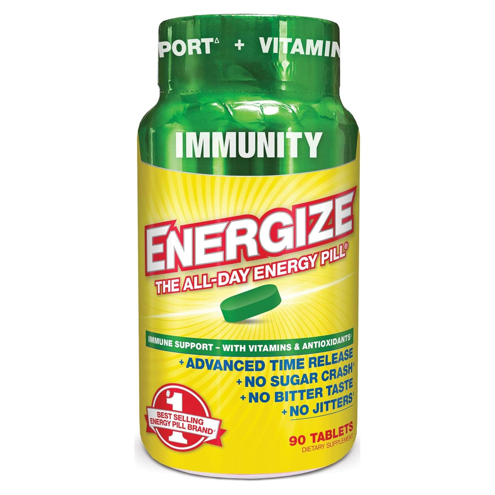 Energiza Inmunidad Suplemento 90 Tabletas Vitaminas A, B, C, D, E